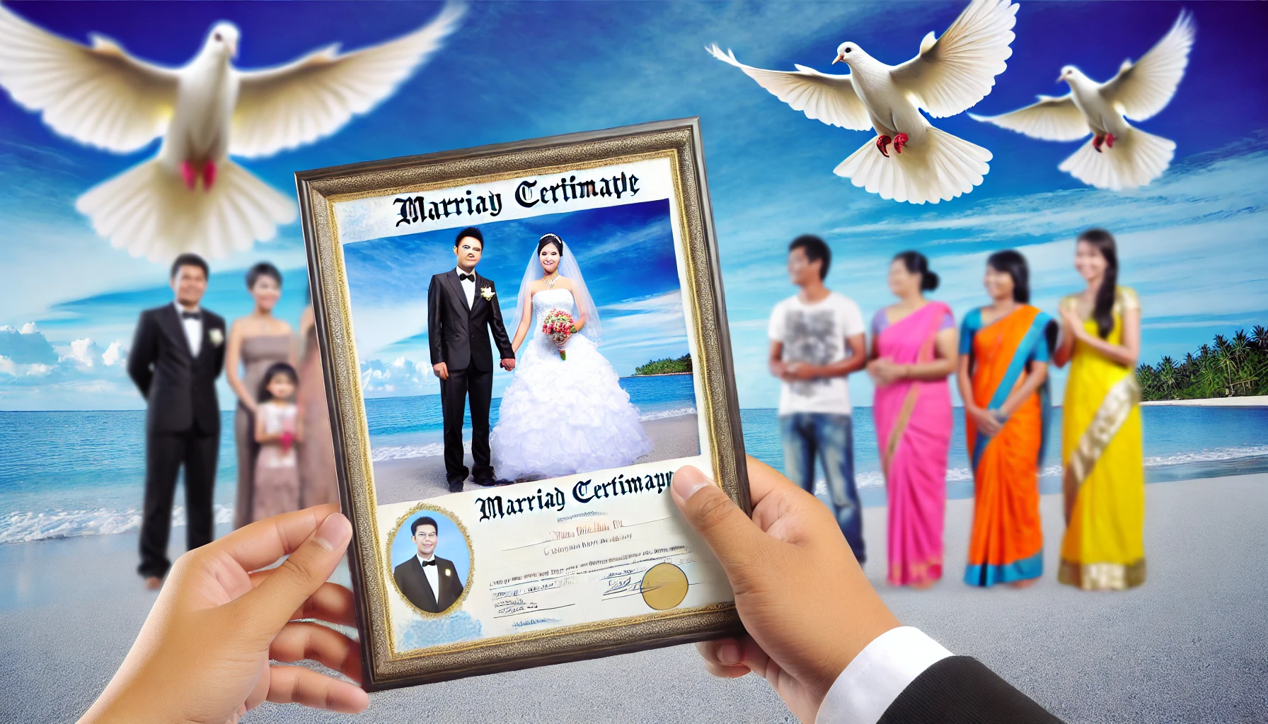 certidão de casamento